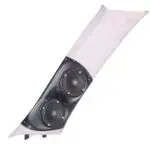 A-Pillar Custom Speaker Pods for the 2008-2015 Scion xB to hold Dual 3.5 in speakers for car audio installation upgrade