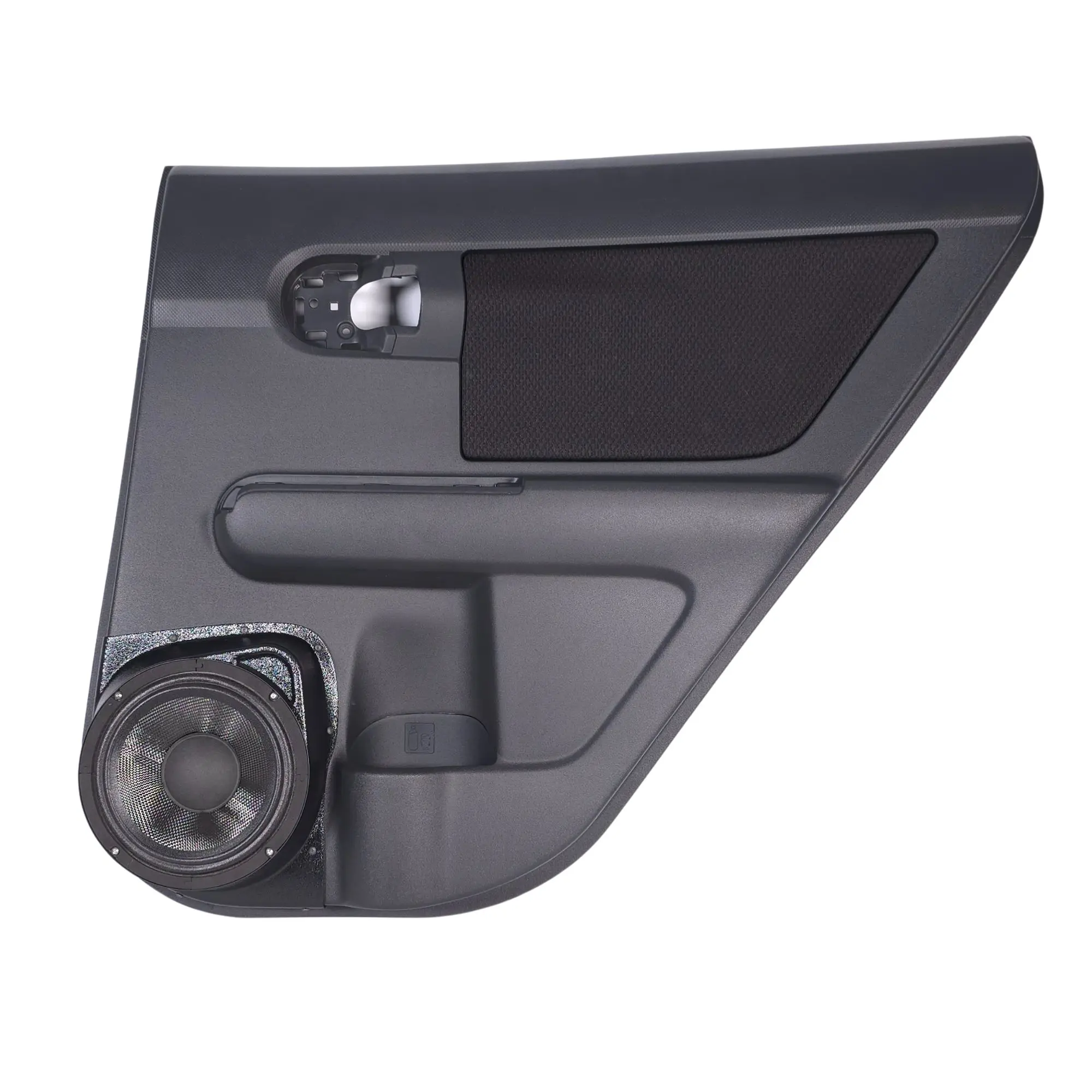 Rear Door 8.0 in Speaker Pods for 2008-2015 Scion xB Rear Door Custom Speaker Pods for the 2008-2015 Scion xB to hold 8.0 in speakers for car audio installation upgrade