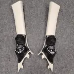 A-Pillar Custom Speaker Pods for the 2011-2023 Dodge Durango Jeep GrandCherokee to hold 3.5 in and 2.0 in  speakers for car audio installation upgrade