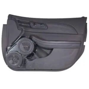 Front Door Custom Speaker Pods for the 2013-2015 Chevrolet Malibu to hold Dual 6.5 in speakers for car audio installation upgrade