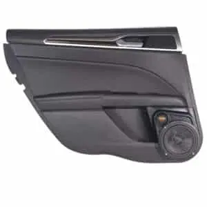 Rear Door Custom Speaker Pods for the 2013-2020 Ford Fusion to hold 6.5 in and 2.0 in  speakers for car audio installation upgrade