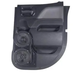Rear Door Custom Speaker Pods for the 2014-2018 Chevrolet Silverado GMC Sierra to hold Dual 6.5 in  speakers for car audio installation upgrade