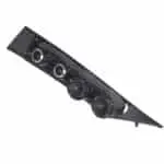 A-Pillar Custom Speaker Pods for the 2019-2023 Chevrolet Silverado GMC Sierra to hold Dual 3.5 in and Dual 2.0 in  speakers for car audio installation upgrade