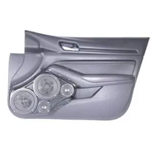 Front Door Custom Speaker Pods for the 2019-2025 Nissan Altima to hold Dual 6.5 in and Dual 3.5 in  speakers for car audio installation upgrade