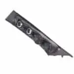 A-Pillar Custom Speaker Pods for the 2021-2025 Chevrolet Suburban Chevrolet Tahoe GMC Yukon to hold Dual 3.5 in and Dual 2.0 in speakers for car audio installation upgrade