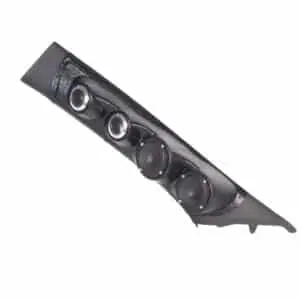 A-Pillar Custom Speaker Pods for the 2021-2025 Chevrolet Suburban Chevrolet Tahoe GMC Yukon to hold Dual 3.5 in and Dual 2.0 in  speakers for car audio installation upgrade