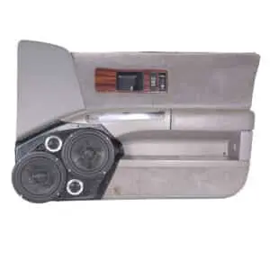 Front Door Custom Speaker Pods for the 1992-1996 Chevrolet Caprice Impala to hold Dual 6.5 in and Dual 2.0 in  speakers for car audio installation upgrade