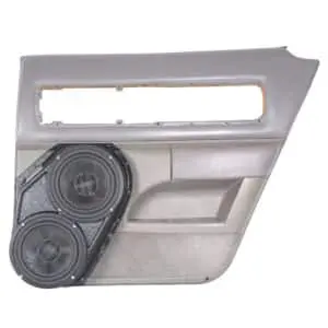 Rear Door Custom Speaker Pods for the 1992-1996 Chevrolet Caprice Impala to hold Dual 6.5 in  speakers for car audio installation upgrade