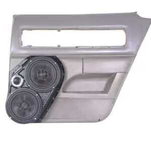 Rear Door Custom Speaker Pods for the 1992-1996 Chevrolet Caprice Impala to hold Dual 6.5 in and 2.0 in  speakers for car audio installation upgrade