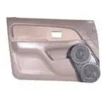 Front Door Custom Speaker Pods for the 1996-2002 Toyota 4Runner to hold Dual 6.5 in  speakers for car audio installation upgrade