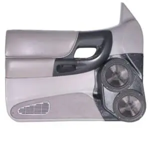 Front Door Custom Speaker Pods for the 1998-2012 Ford Ranger to hold Dual 8.0 in  speakers for car audio installation upgrade