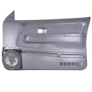 Front Door Custom Speaker Pods for the 1998-2004 Nissan Frontier Xterra to hold 8.0 in  speakers for car audio installation upgrade