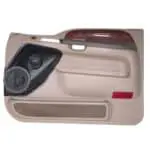 Front Door Custom Speaker Pods for the 1999-2007 Ford Excursion F-250F-350 to hold 6.5 in and 3.5 in  speakers for car audio installation upgrade