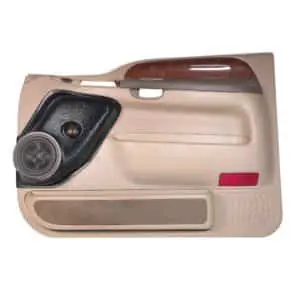 Front Door Custom Speaker Pods for the 1999-2007 Ford Excursion F-250F-350 to hold 6.5 in and 2.0 in speakers for car audio installation upgrade