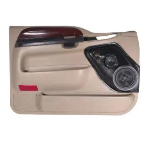 Front Door Custom Speaker Pods for the 1999-2007 Ford Excursion F-250F-350 to hold 6.5 in and 3.5 in and 2.0 in  speakers for car audio installation upgrade