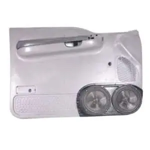 Front Door Custom Speaker Pods for the 1999-2007 Ford F-250F-350 to hold Dual 8.0 in speakers for car audio installation upgrade