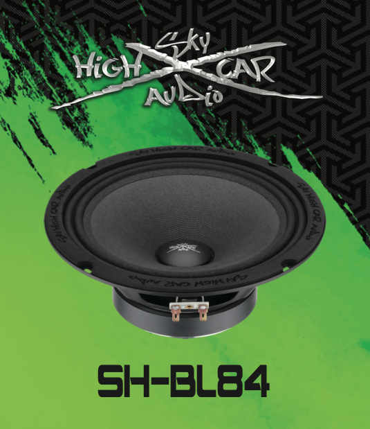 Sky High Car Audio SH-BL84 8" 4 ohm Midrange Loudspeaker - Image 6