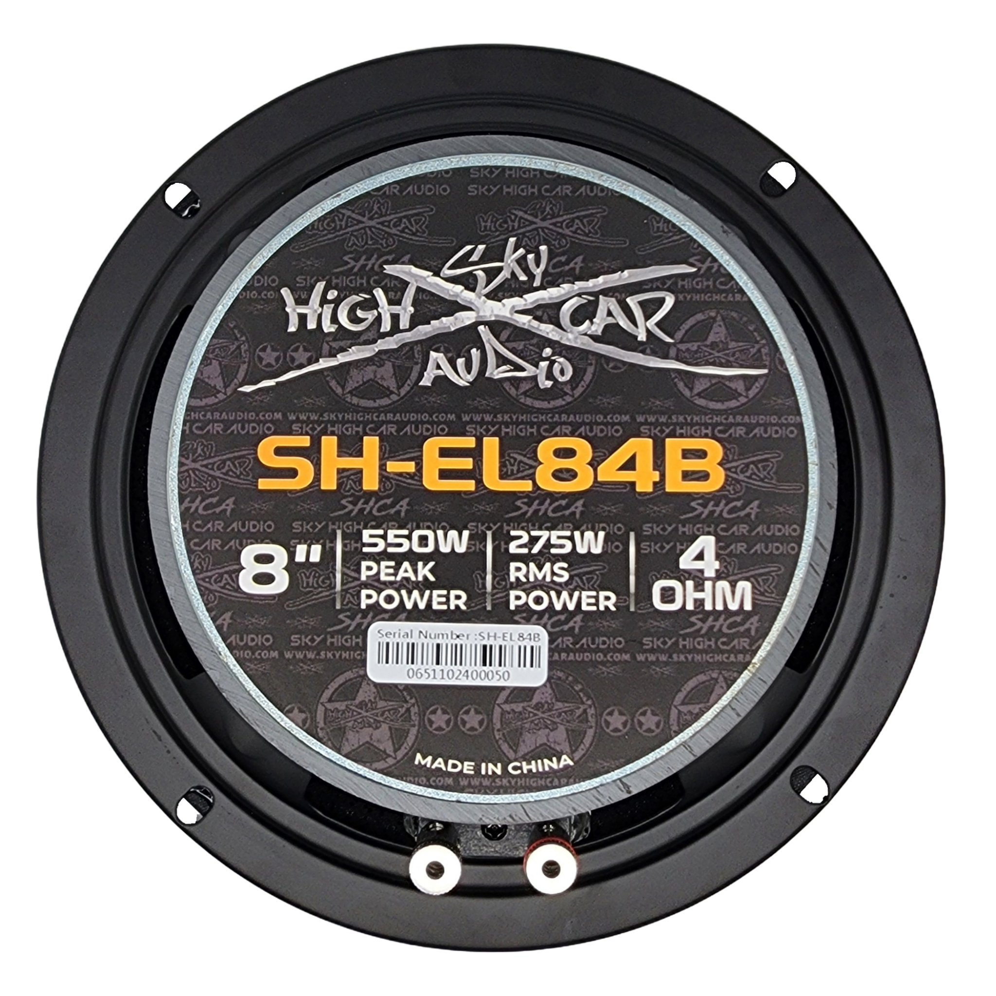 Sky High Car Audio SH-EL84B 8" Midrange Loudspeaker with Bullet - Image 2