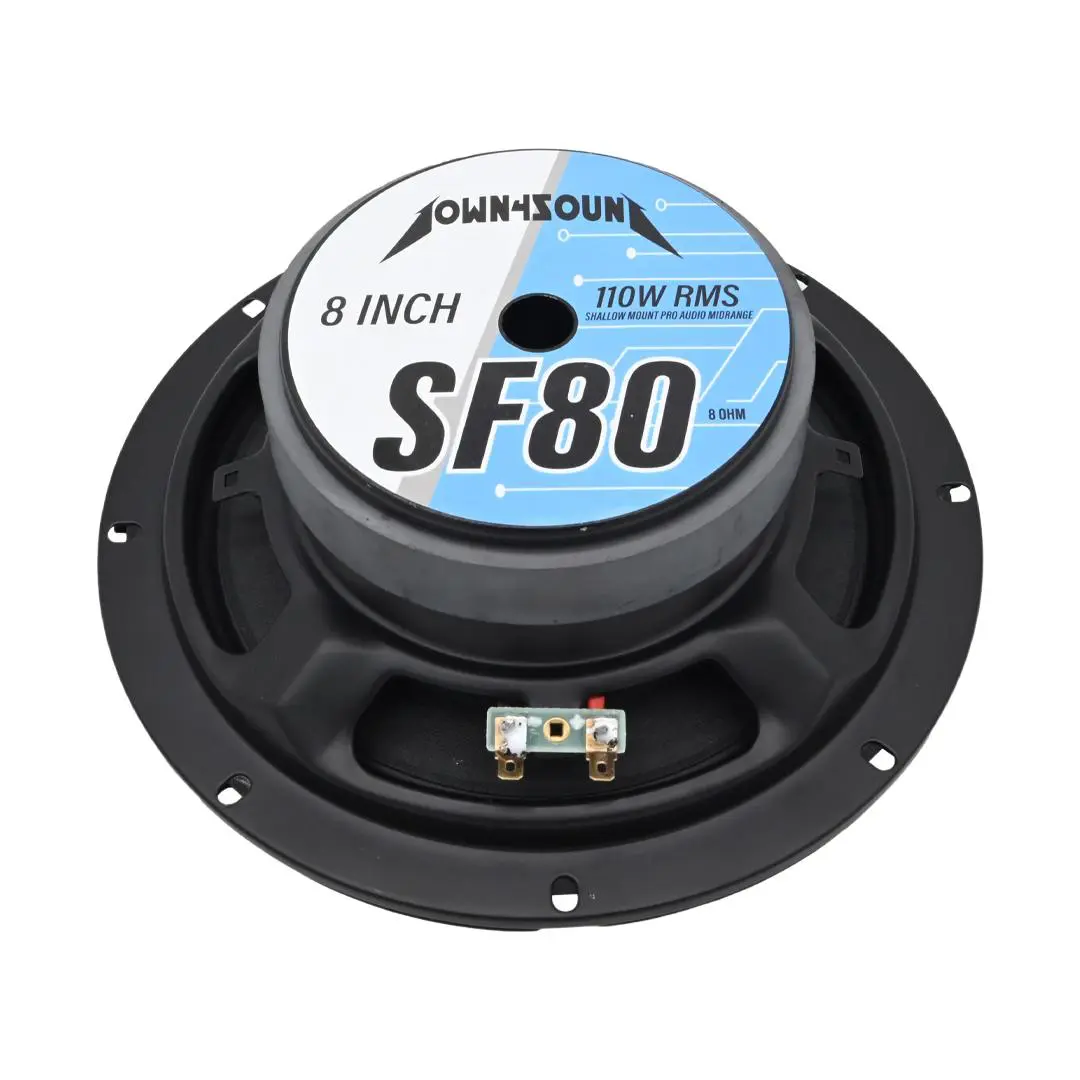Down4sound D4S-SF808 - 8" Shallow Mount Midrange Speaker - 110W RMS, 8 Ohm High-Performance Audio Driver - Image 3