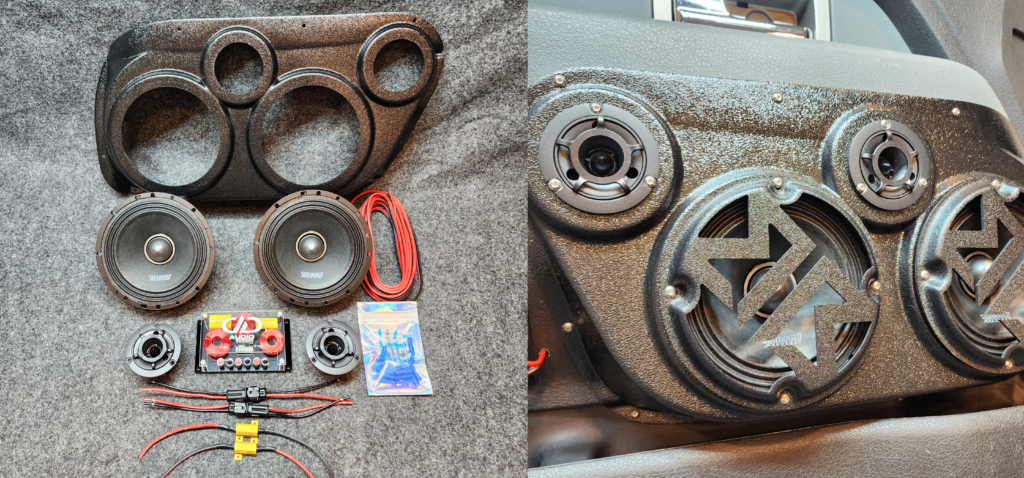 Custom speaker pods speaker installation kit from sundown audio dd audio and ds18