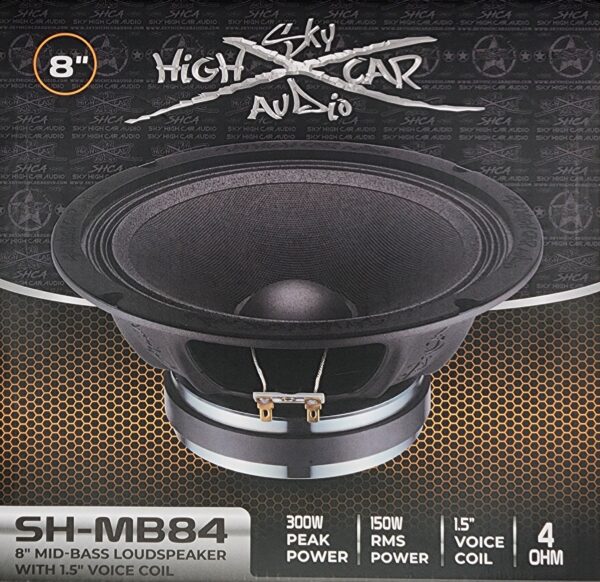 SHCA Pro Audio MB84 8" Mid-Bass Loudspeaker with 1.5" Voice Coil  () - Image 6