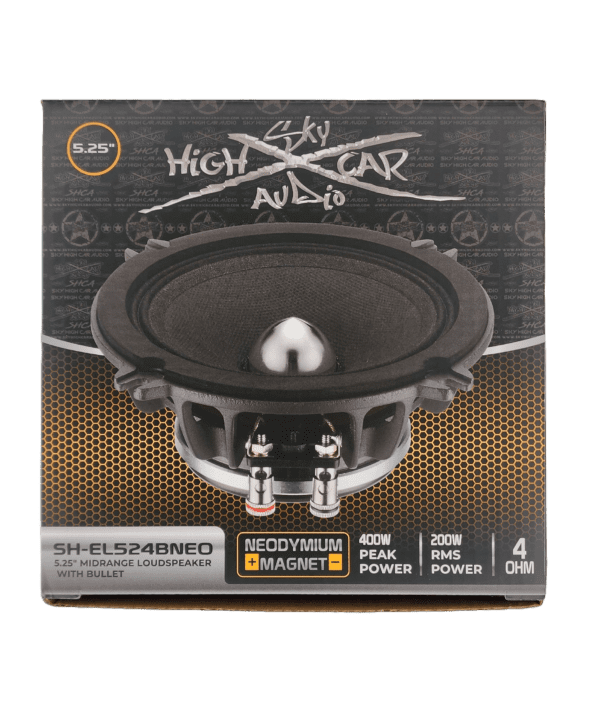 Sky High Car Audio SH-EL524BNEO 5.25" Neodymium Bullet Midrange Speaker - Image 7