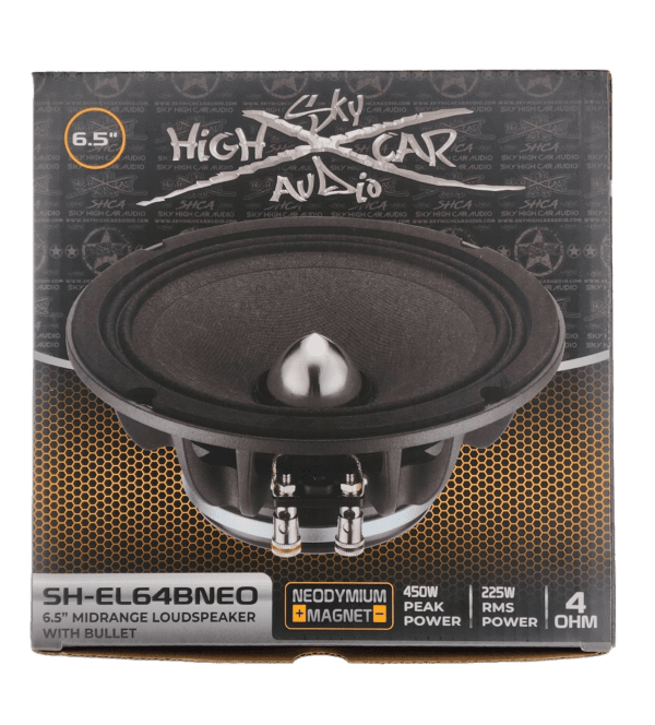 Sky High Car Audio  SH-EL64BNEO 6.5" Neodymium Bullet Midrange Speaker - Image 8