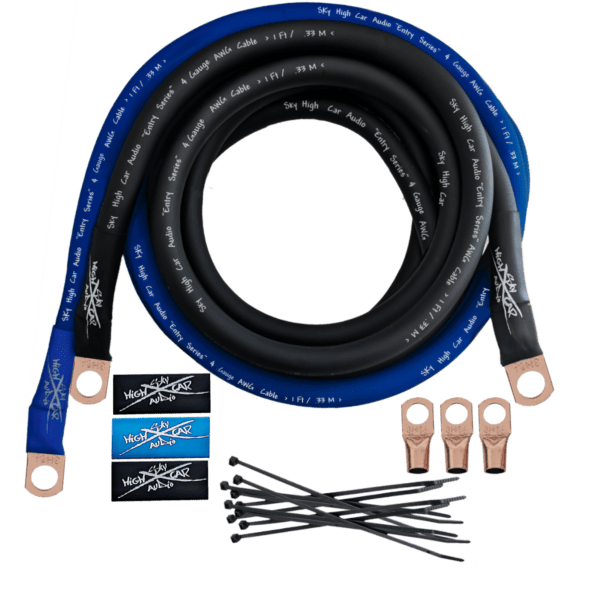Sky High Car Audio E-Series 4 Gauge CCA Big 3 Upgrade Kit - Image 3