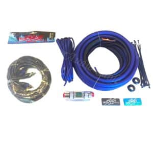 Sky High Car Audio 4 OFC Amp Kit - (RED/BLACK)