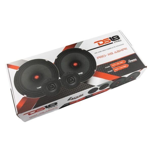 DS18 High Wattage Mid and High Range Package Extremely Loud PRO Audio 6.5" Component Set - Image 9