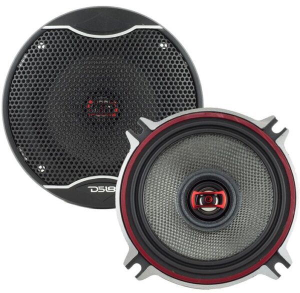 DS18 EXL-SQ4.0 4" 3 OHM 2-WAY COAXIAL SPEAKER 340 WATTS WITH FIBER GLASS CONE