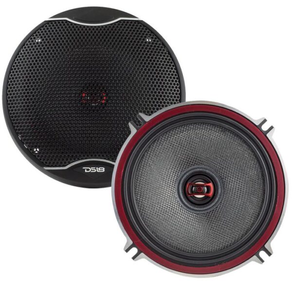 DS18 EXL-SQ5.25 5.25" 3 OHM 2-WAY COAXIAL SPEAKER 340 WATTS WITH FIBER GLASS CONE