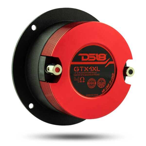 Single 3.75" DS18 GTX1XL Die Cast Compression Neodymium Super Bullet Tweeter 320 Watts 1.3" Titanium 4-Ohm Vc (GTX1XL) - Image 3