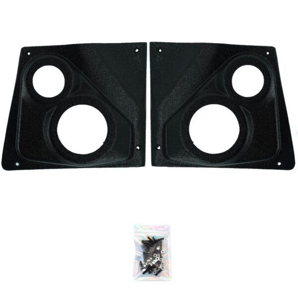 bare pod pair Speaker Upgrade for the Front Door of your 2002-2005 Ford Explorer. Easy installation of a 3.5" Midrange and Tweeter for the most powerful car stereo possible.