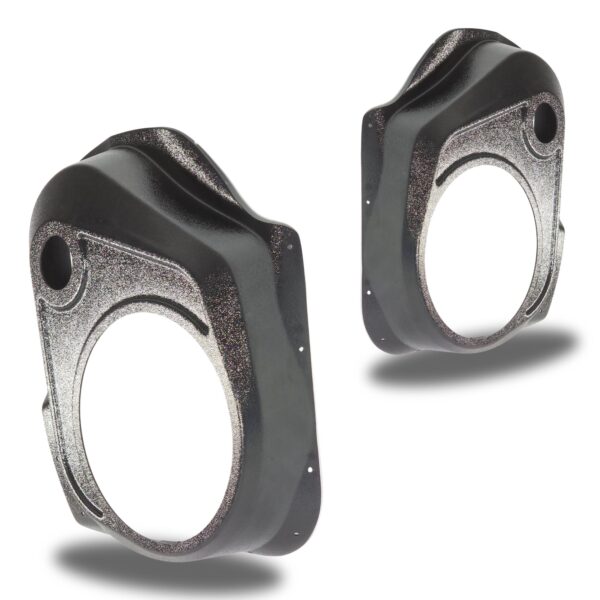 bare pod pair Speaker Upgrade for the Front Door of your 2007-2009 Chevrolet Silverado, GMC Sierra. Easy installation of a 10" and 3.5" Super Tweeter for the most powerful car stereo possible.