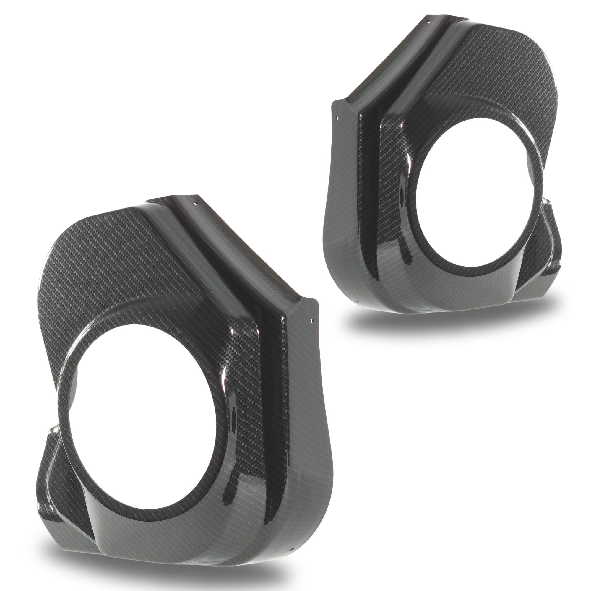 Custom Speaker Pods Single 8" Speaker Pods for 2015-2022 Chevrolet Colorado, GMC Canyon bare pod pair Speaker Upgrade for the Front Door of your 2015-2022 Chevrolet Colorado, GMC Canyon. Easy installation of a Single 8" Midrange for the most powerful car stereo possible.