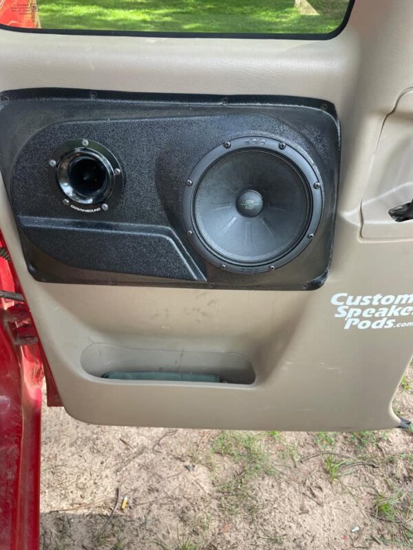 customer image Speaker Upgrade for the Rear Door of your 2000-2006 Chevrolet Silverado, GMC Sierra. Easy installation of a 6.5" Component Set for the most powerful car stereo possible.