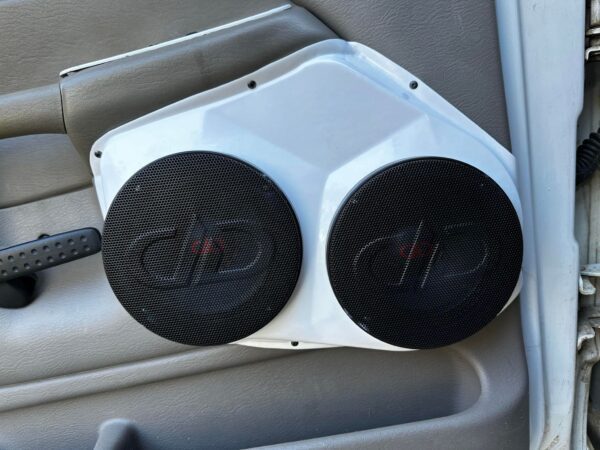 customer image Speaker Upgrade for the Front Door of your 2002-2005 Dodge Ram. Easy installation of a Dual 6.5" Midrange for the most powerful car stereo possible.