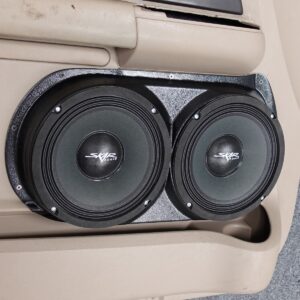 customer image Speaker Upgrade for the Front Door of your 2003-2006 Ford Expedition. Easy installation of a Dual 8" Midrange for the most powerful car stereo possible.