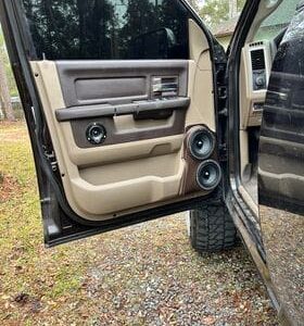 customer image Speaker Upgrade for the Front Door of your 2009-2018 Dodge Ram 1500, 2500. 2019-2024 Dodge Ram 2500, 1500 Classic. Easy installation of a Dual 6.5" Midrange for the most powerful car stereo possible.