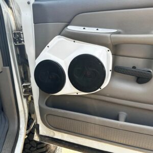 customer image Speaker Upgrade for the Front Door of your 2002-2005 Dodge Ram. Easy installation of a Dual 6.5" Midrange for the most powerful car stereo possible.