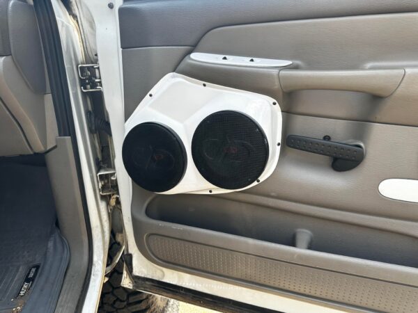 customer image Speaker Upgrade for the Front Door of your 2002-2005 Dodge Ram. Easy installation of a Dual 6.5" Midrange for the most powerful car stereo possible.