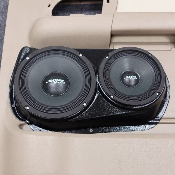 customer image Speaker Upgrade for the Rear Door of your 2003-2006 Ford Expedition. Easy installation of a 8" and 6.5" Midrange for the most powerful car stereo possible.