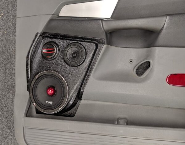 customer image Speaker Upgrade for the Front Door of your 2006-2008 Dodge Ram. Easy installation of a 6.5" Three Way Speaker System for the most powerful car stereo possible.