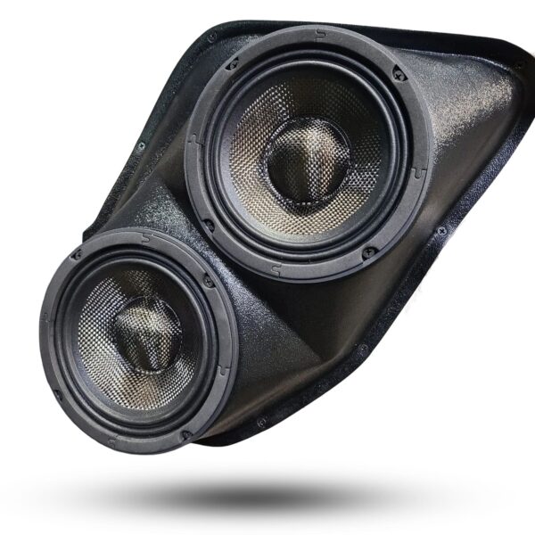 customer image Speaker Upgrade for the Front Door of your 1999-2007 Ford F250, F350, Excursion. Easy installation of a Dual 6.5" Midrange for the most powerful car stereo possible.