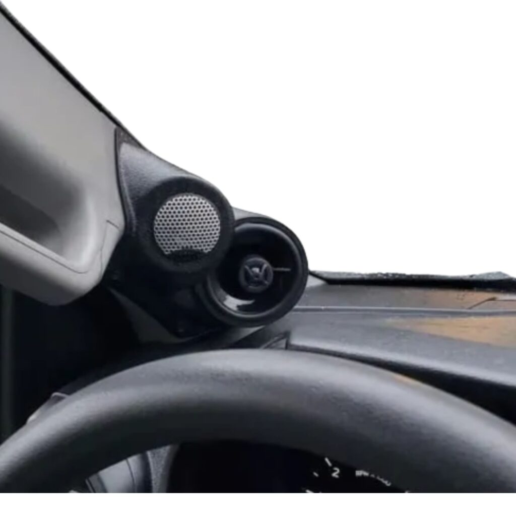 customer image Speaker Upgrade for the A-Pillar of your 2017-2020 Ford F250, F350. Easy installation of a 3.5" Midrange and Tweeter for the most powerful car stereo possible.