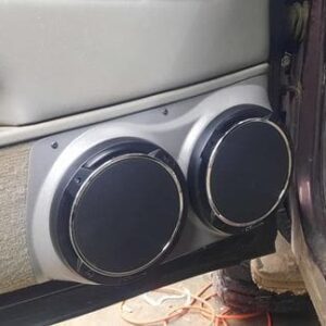 customer image Speaker Upgrade for the Rear Door of your 1995-1999 Chevrolet Tahoe, Suburban, Silverado; GMC Yukon, Sierra. Easy installation of a Dual 6.5" Midrange for the most powerful car stereo possible.