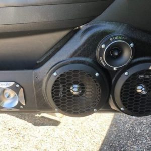 customer image Speaker Upgrade for the Front Door of your 2008-2010 Dodge Charger. Easy installation of a Dual 6.5" Midrange and Single 3.5" Super Tweeter for the most powerful car stereo possible.