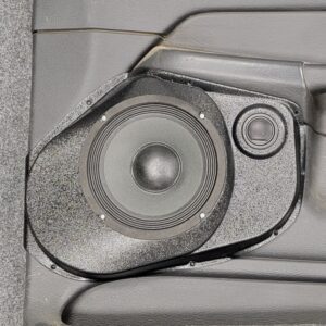 center ortho Speaker Upgrade for the Front Door of your 2002-2005 Dodge Ram. Easy installation of a 8" Midrange and Tweeter for the most powerful car stereo possible.