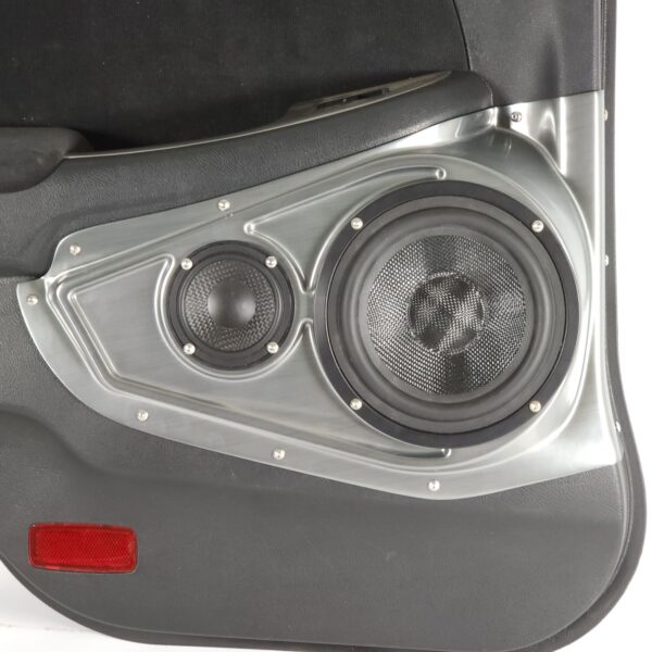 center ortho Speaker Upgrade for the Rear Door of your 2003-2007 Honda Accord Sedan. Easy installation of a 6.5" and 3.5" Midrange or Tweeter for the most powerful car stereo possible.